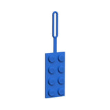 LEGO taskemærke, blå klods