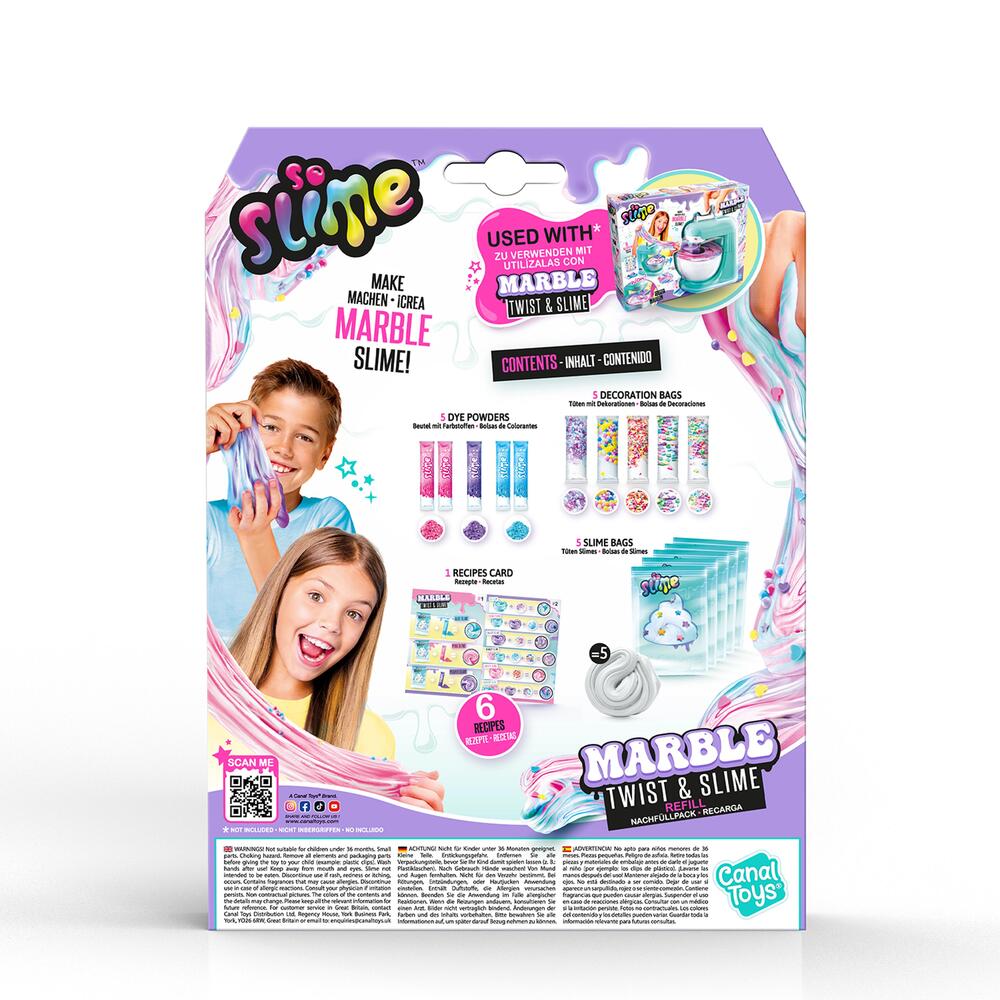 So Slime Marmor Twist and Slime Refill