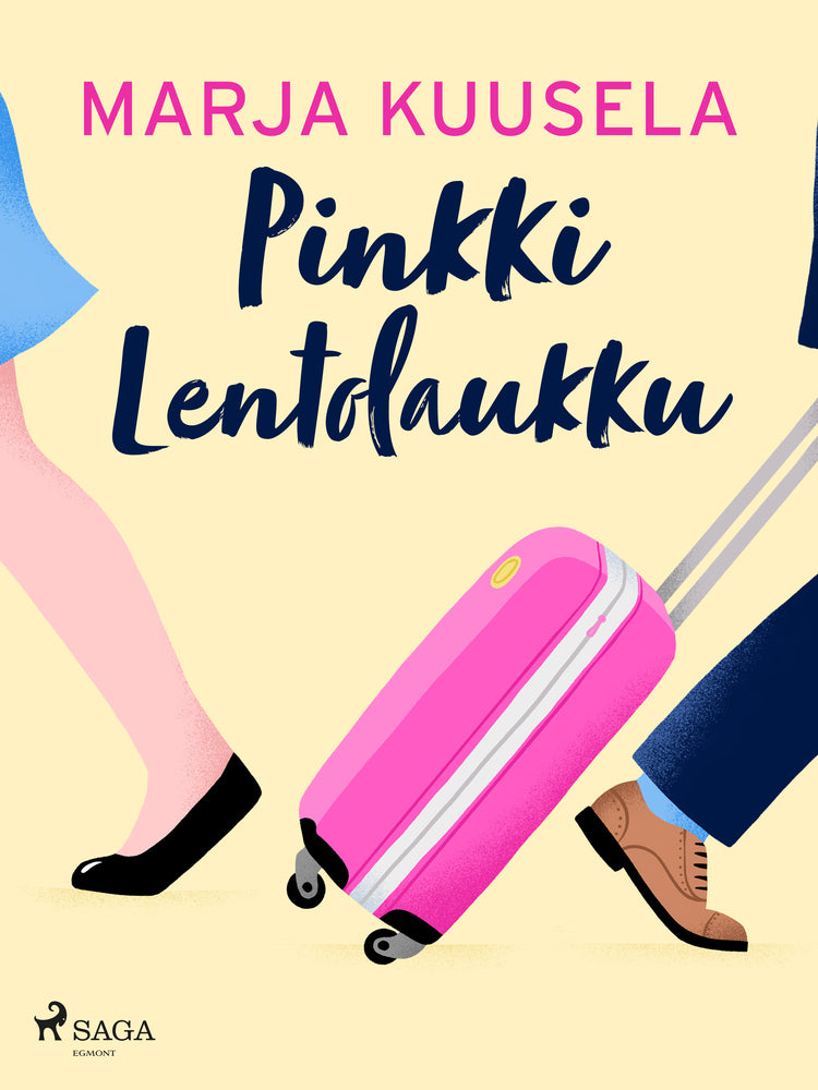 Pinkki lentolaukku