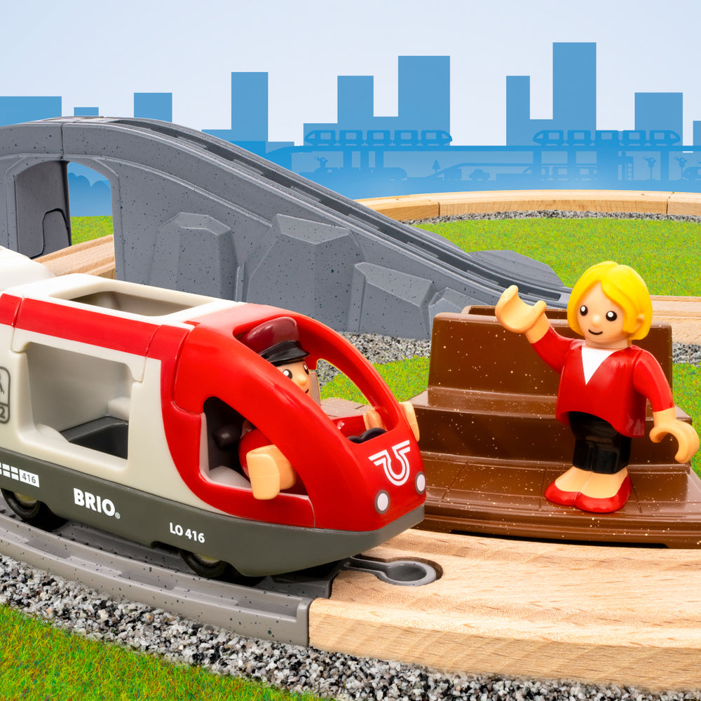 Startsæt med passagertog