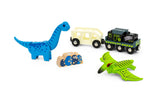 Batteridrevet tog med dinosaur