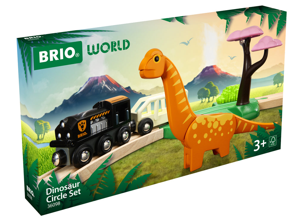 Cirkelsæt med dinosaur