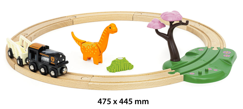 Cirkelsæt med dinosaur