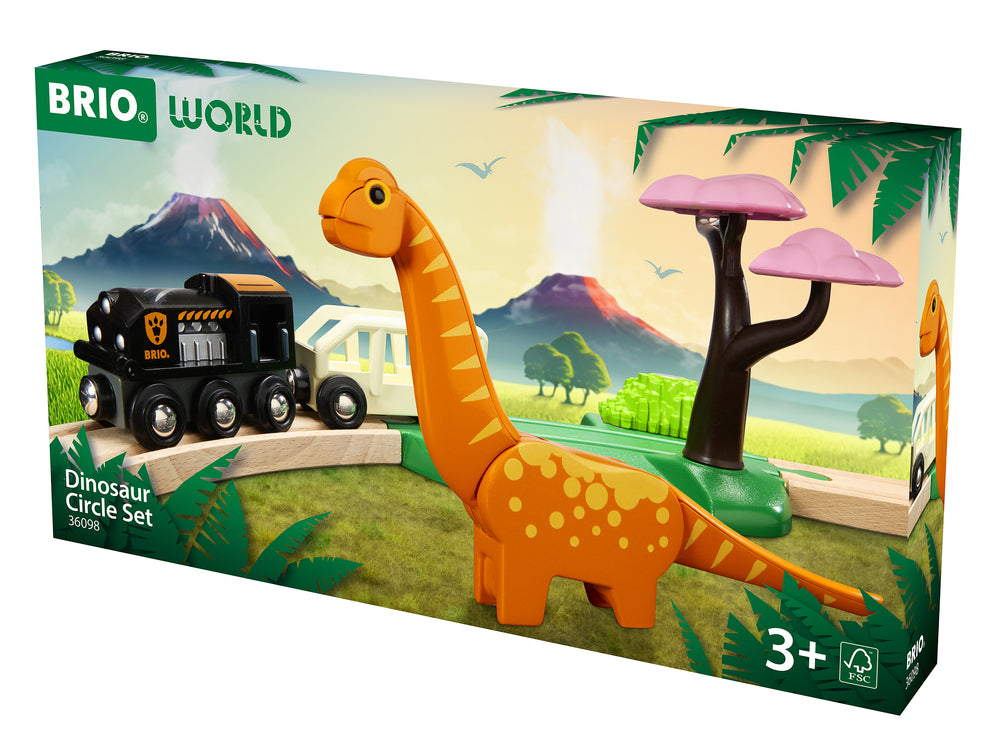 Cirkelsæt med dinosaur