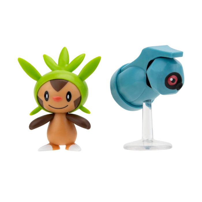Pokémon Battle Figure 2-PAK Chespin & Beldum