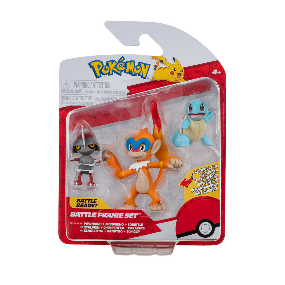 Pokémon Battle Figure 3-PAK ass