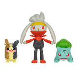 Pokémon Battle Figure 3-PAK MORPEKA, BULBASAUR, RABOOT