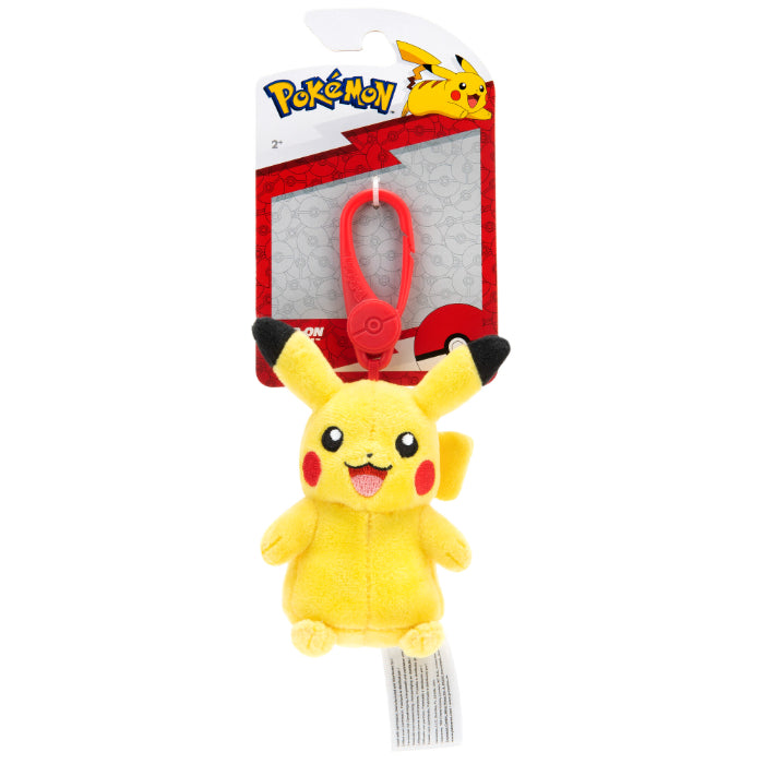 POKEMON PLUSH CLIP ON ASST