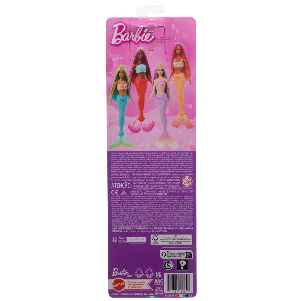 Barbie Havfrue blå/grøn
