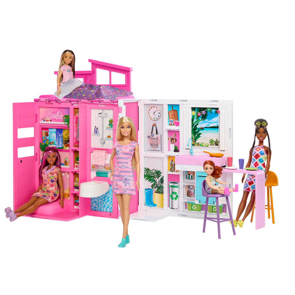 Barbie Feriehus Dukke & Legesæt