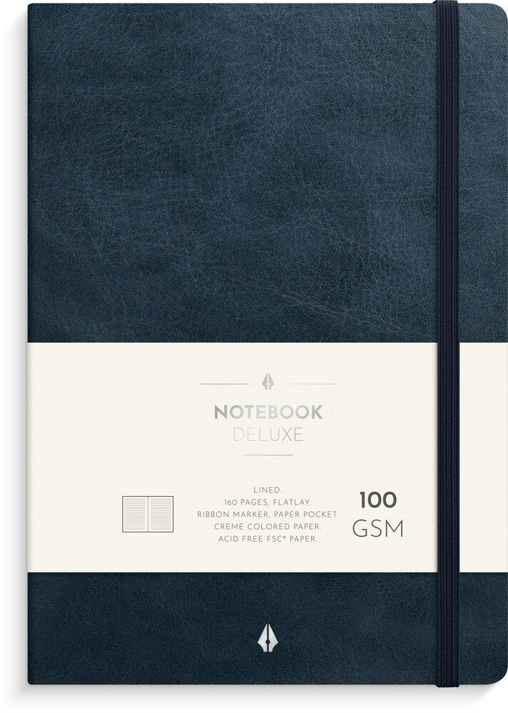Notesbog Deluxe A5 Blue