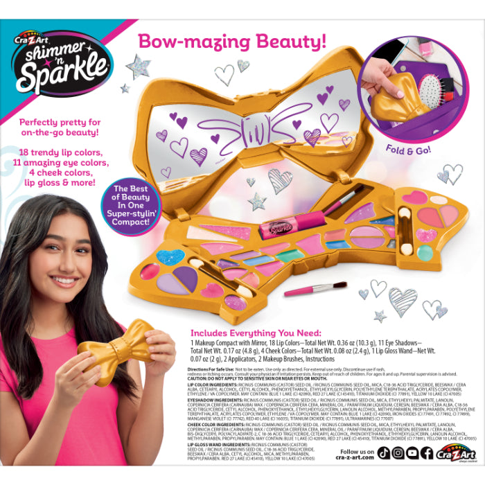 SHIMMER N SPARKLE BOW BEAUTIFUL COMPACT