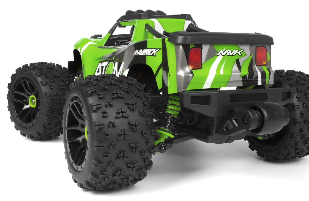 Fjernstyret Maverick Atom 4WD Electric Truck Grøn