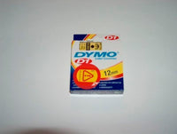 DYMO D1 TAPE 12MM 7M SORT/GUL