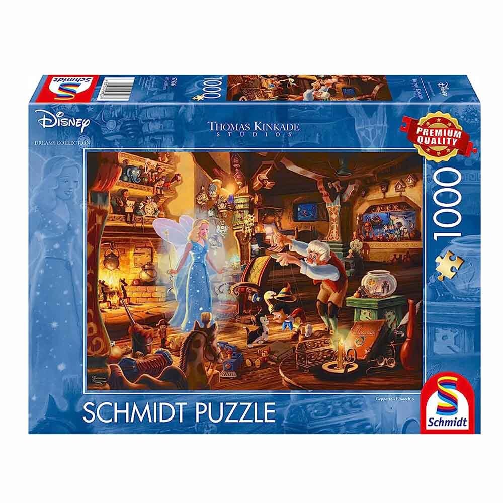 Puslespil Geppettos Pinocchio 1000 brikker