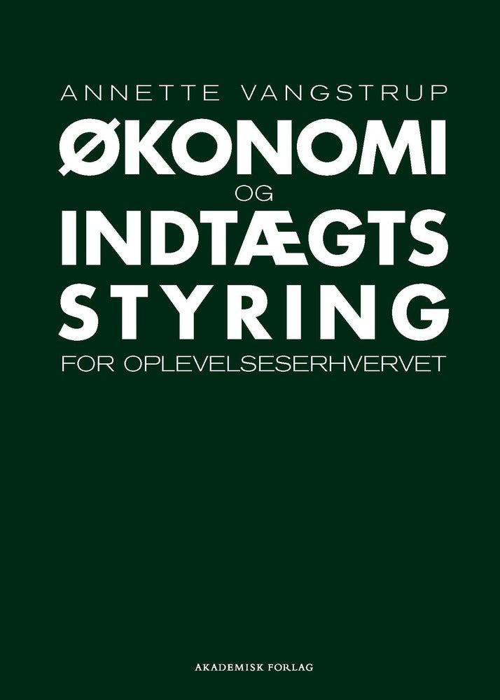 D2 Økonomi- og indtægtsstyring for oplevelseserhvervet
