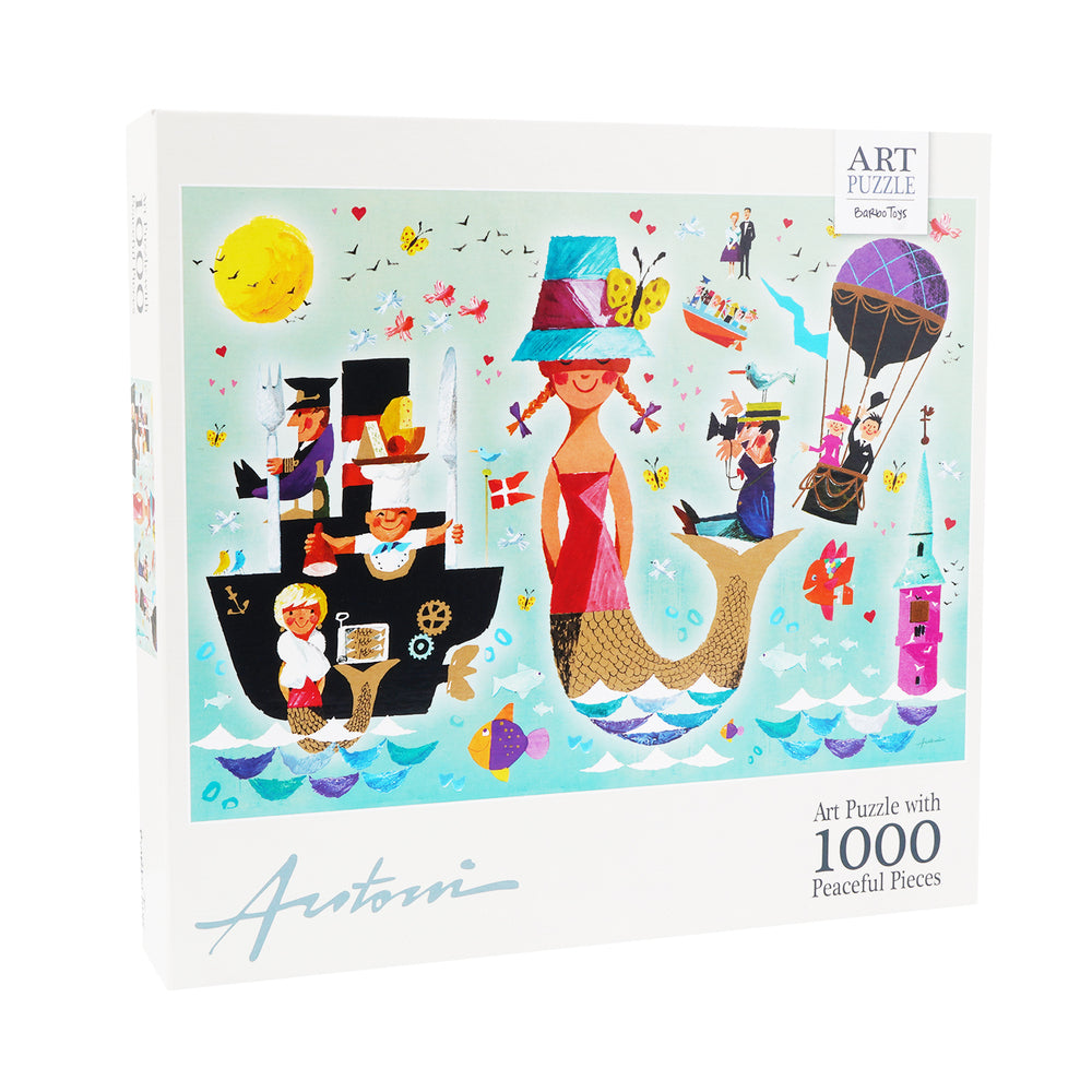 Ib Antoni -  Art Puslespil - Havfrue - 1000 brikker - FSC