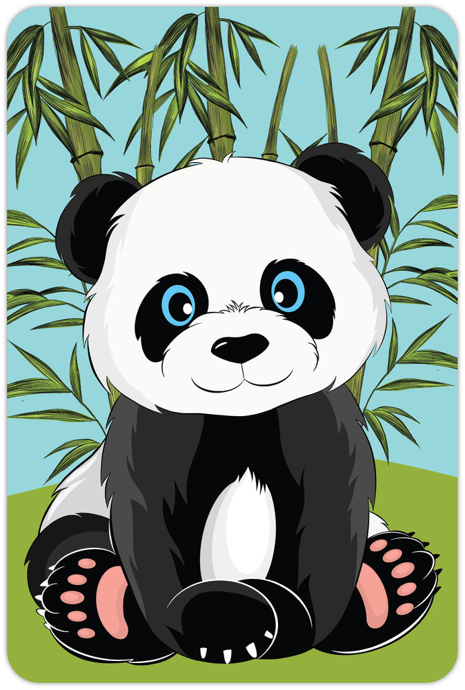 Diamond art panda 10 x 15 cm
