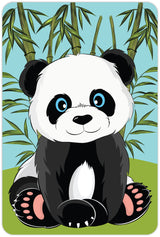 Diamond art panda 10 x 15 cm