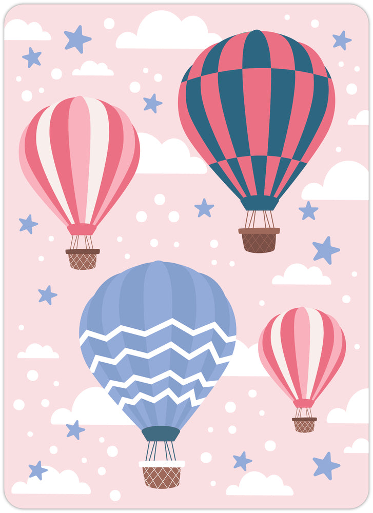 Diamond art luftballoner 13 x 18 cm