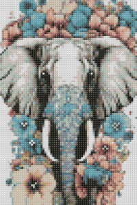 Diamond art elefant 20 x 30 cm