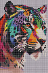 Diamond art tiger 20 x 30 cm