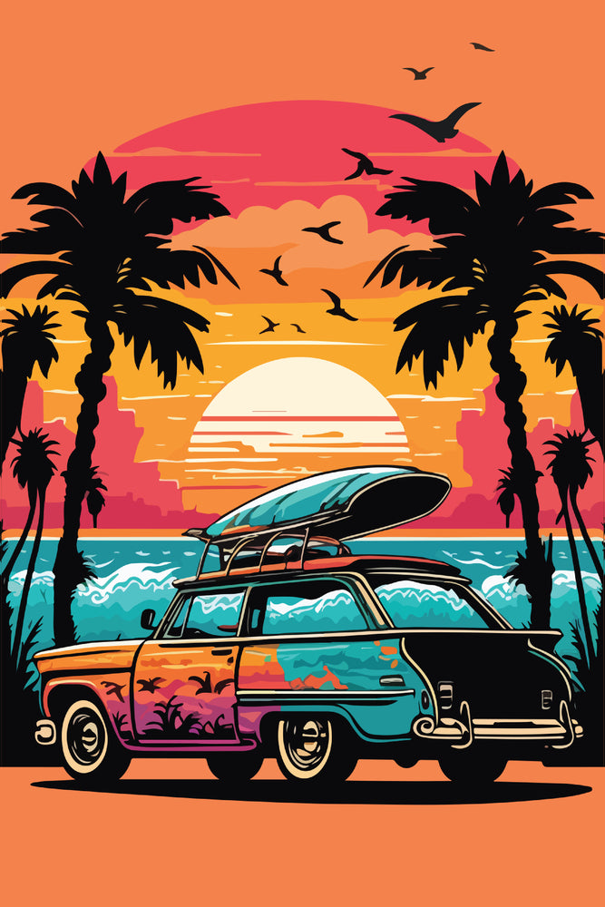 Diamond art Hawaii 20 x 30 cm