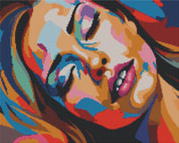 Diamond art ansigt 40 x 50 cm