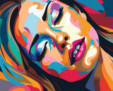 Diamond art ansigt 40 x 50 cm