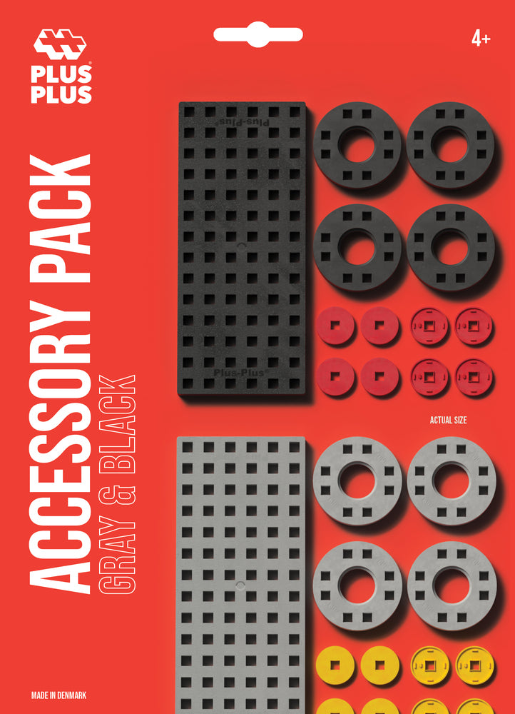 Plus-Plus Accessory Pack grå/sort
