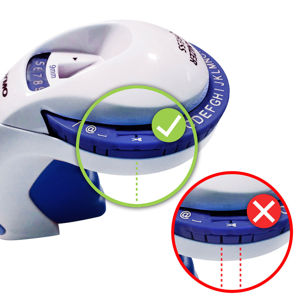 Dymo Omega medfølger 1 rulle sort tape