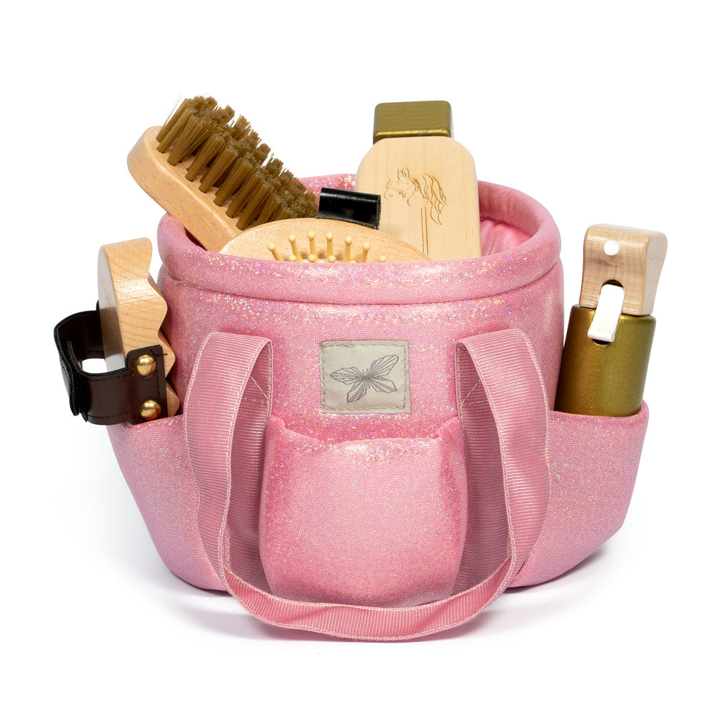 STRIGLETASKE, PINK L28 cm