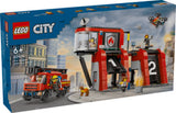 60414 LEGO City Fire Brandstation med brandbil