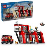 60414 LEGO City Fire Brandstation med brandbil