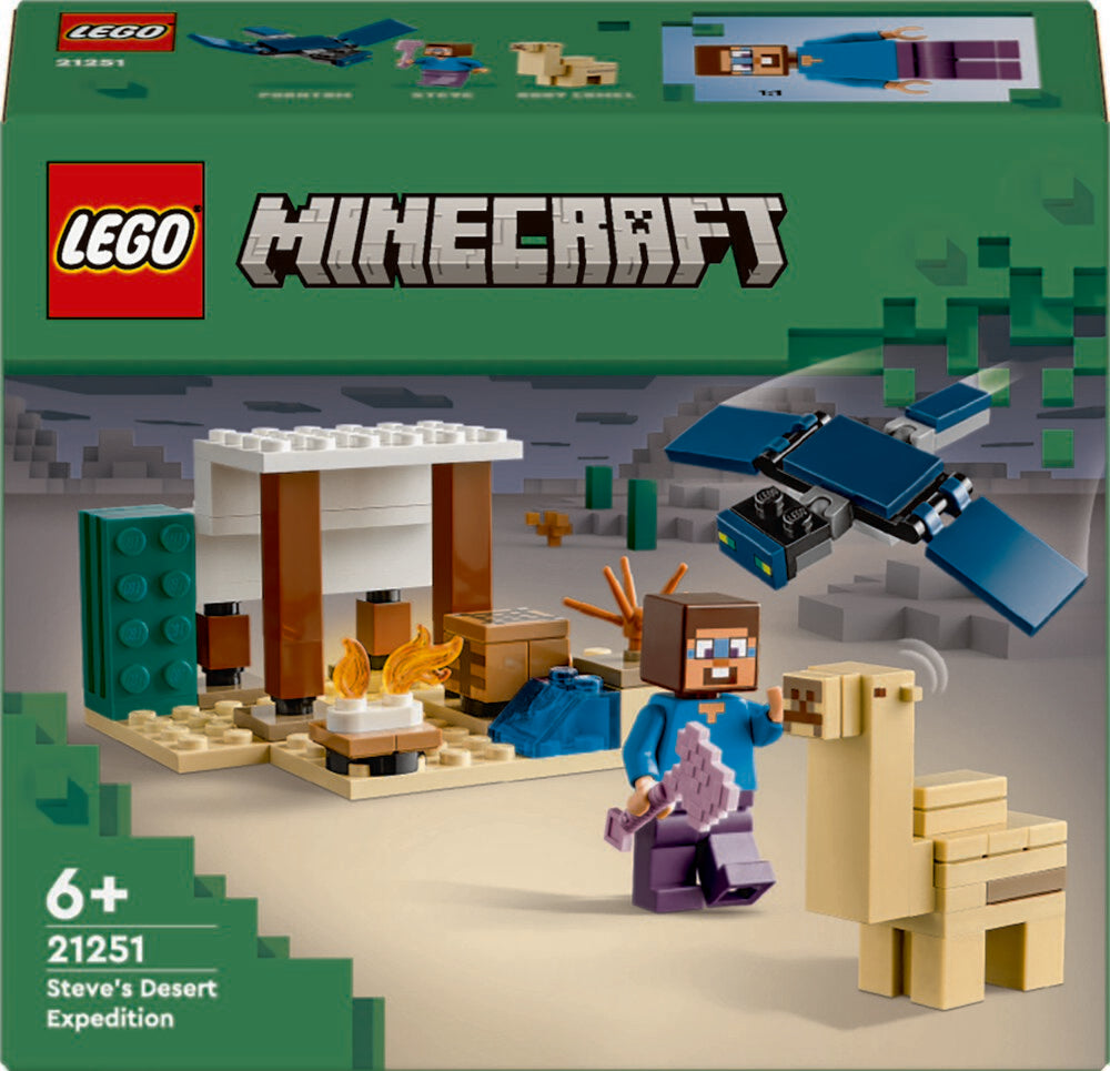 D1 21251 LEGO Minecraft Steves ørkenekspedition