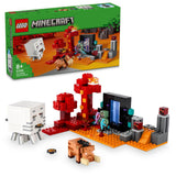 21255 LEGO Minecraft Baghold ved Nether-portalen