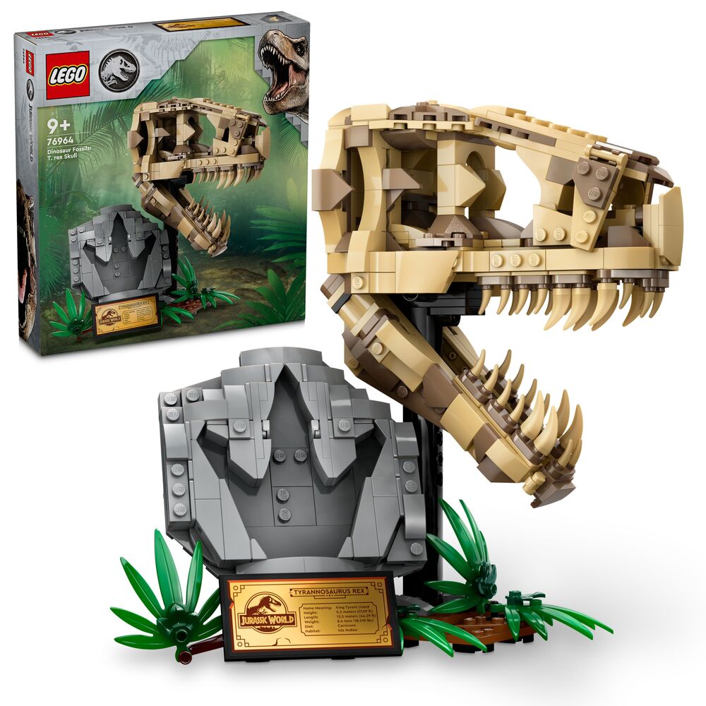 76964 LEGO Jurassic World Dinosaurfossiler: T. Rex-Kranium