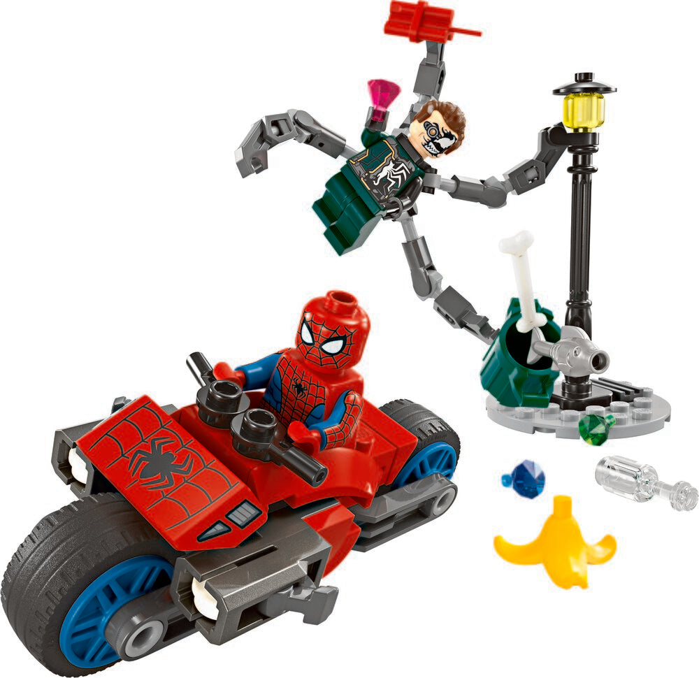 76275 LEGO Super Heroes Marvel Motorcykeljagt: Spider-Man mod Doc Ock