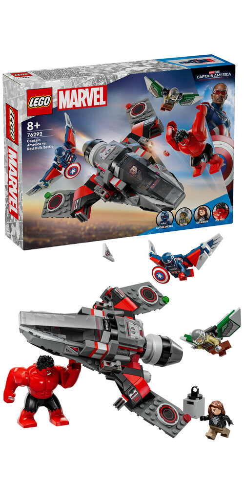 76292 LEGO Super Heroes Marvel Captain America mod Red Hulk