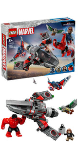 76292 LEGO Super Heroes Marvel Captain America mod Red Hulk