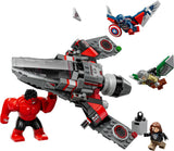 76292 LEGO Super Heroes Marvel Captain America mod Red Hulk