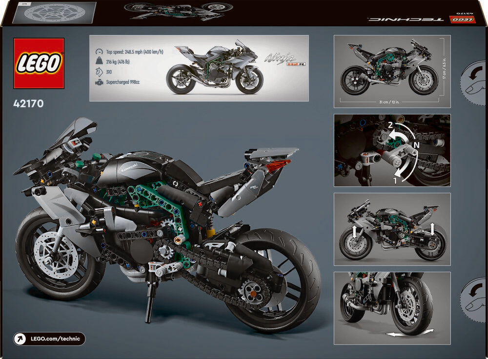 42170 LEGO Technic Kawasaki Ninja H2R-motorcykel