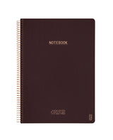 Notesbog KOZO A4 Coffee Linjeret