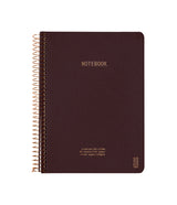 Notesbog KOZO A5 Coffee Linjeret
