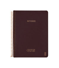 Notesbog KOZO A5 Coffee Linjeret