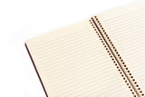 Notesbog KOZO A5 Coffee Linjeret