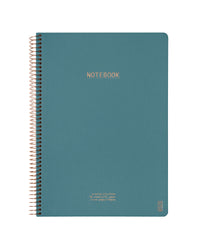 Notesbog KOZO A4 Steel Blue Linjeret