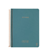Notesbog KOZO A5 Steel Blue Linjeret