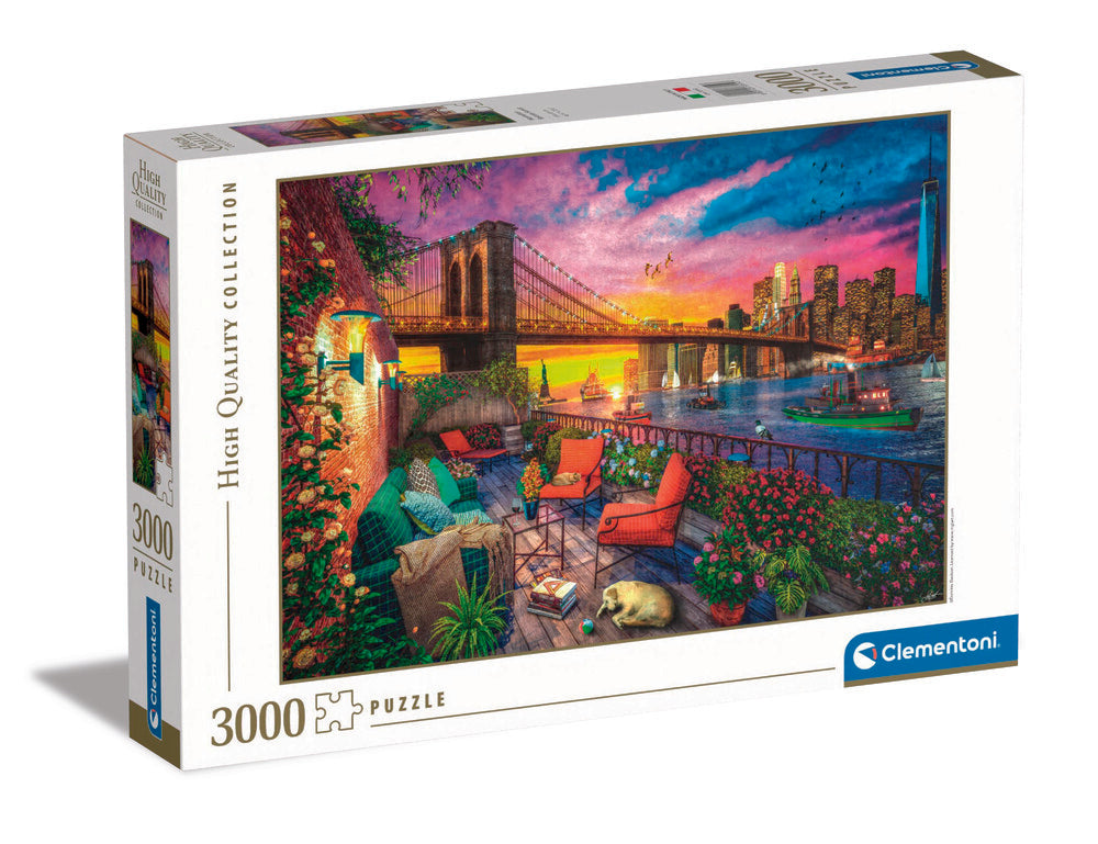 Manhattan Balcony Sunset 3000 brikker
