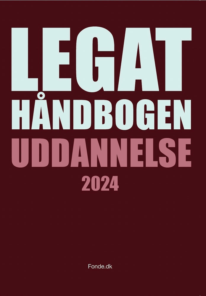 Legathåndbogen Uddannelse 2024